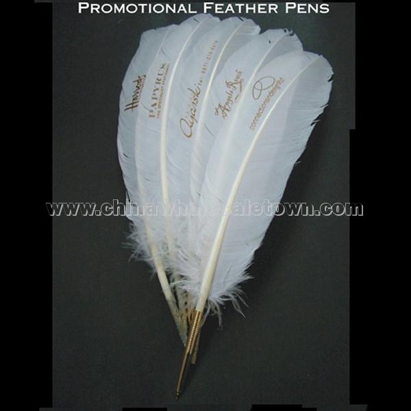 Custom Logo Feather Quill Pens