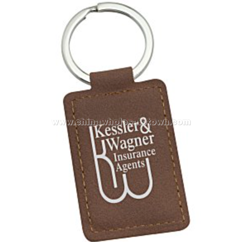Executive Leatherette Keychain