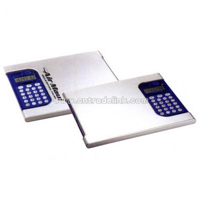 Aluminum mouse pad/calculator