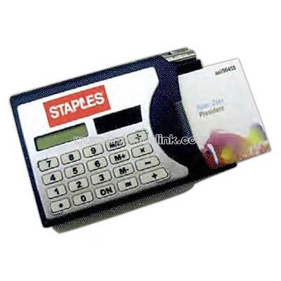 Namecard box with calculator