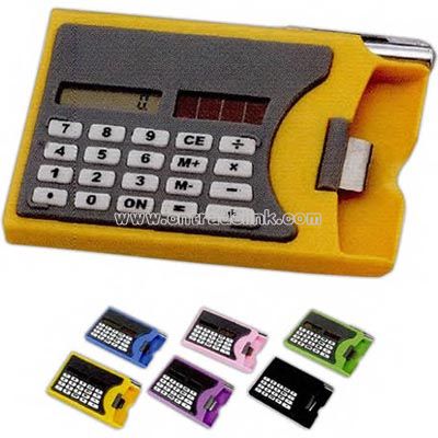 Business card holder calculator
