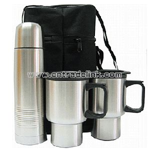 Stainless Steel Mug Set