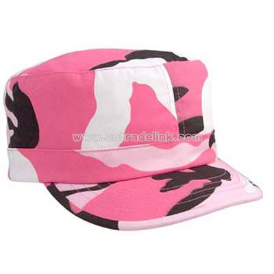 Pink Camo Caps Womens Camouflage Cap